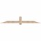 Ekena Millwork Eugene Smooth Timber Gable Bracket, Douglas Fir, 96"W x 16"H x 3 1/2"D x 5 1/2"F, 4/12 Pitch GBW096X16X0406EUG00SDF - alternate 1